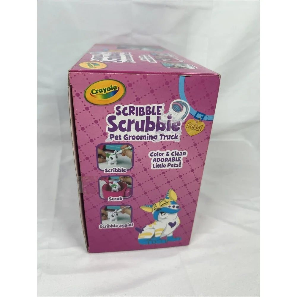 Crayola Scribble Scrubbie Pets Grooming Truck New
